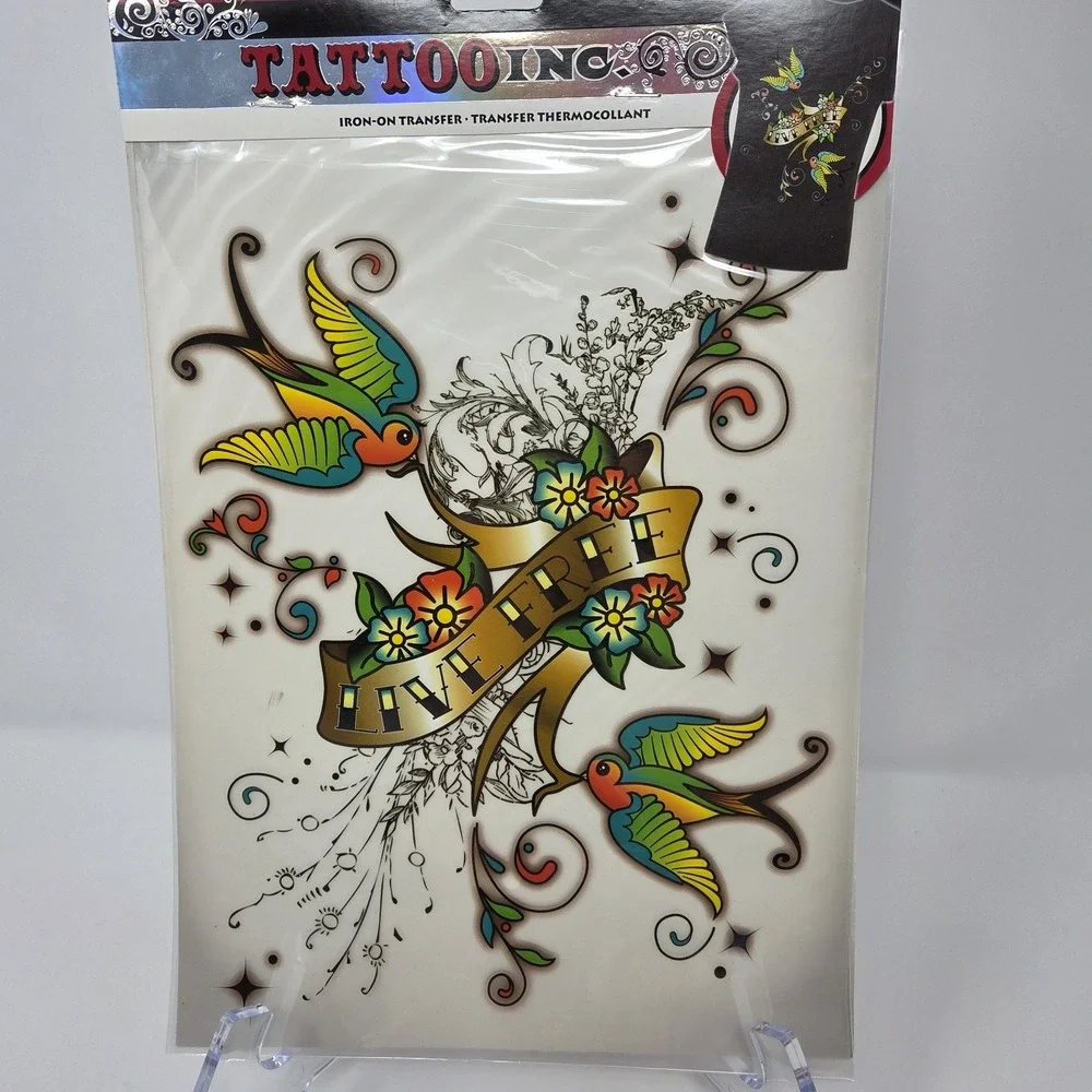 Iron On Transfers For T-Shirts & Other Light‎ Color Fabrics Set Of 3 8x10